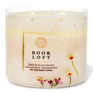 Bath & Body Works Book Loft Candle - White